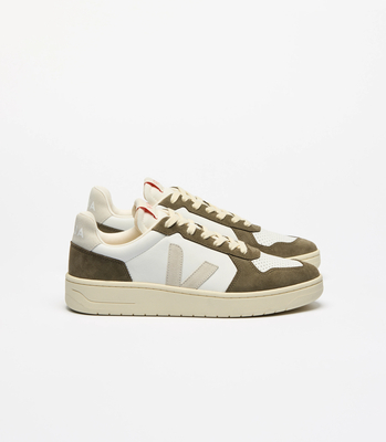 V-82 LEATHER WHITE NATURAL KAKI